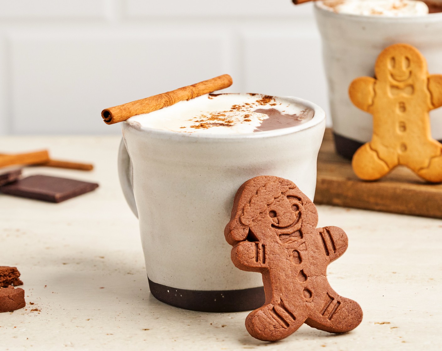 Spiked Gingerbread Hot Chocolate