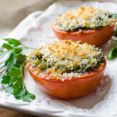 Spring Pesto Roasted Tomatoes Recipe | SideChef