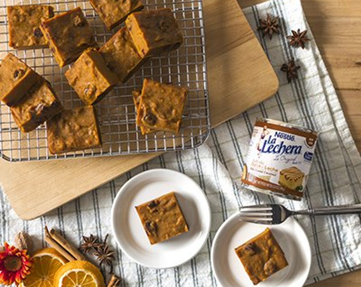 Pumpkin Dulce de Leche Bars