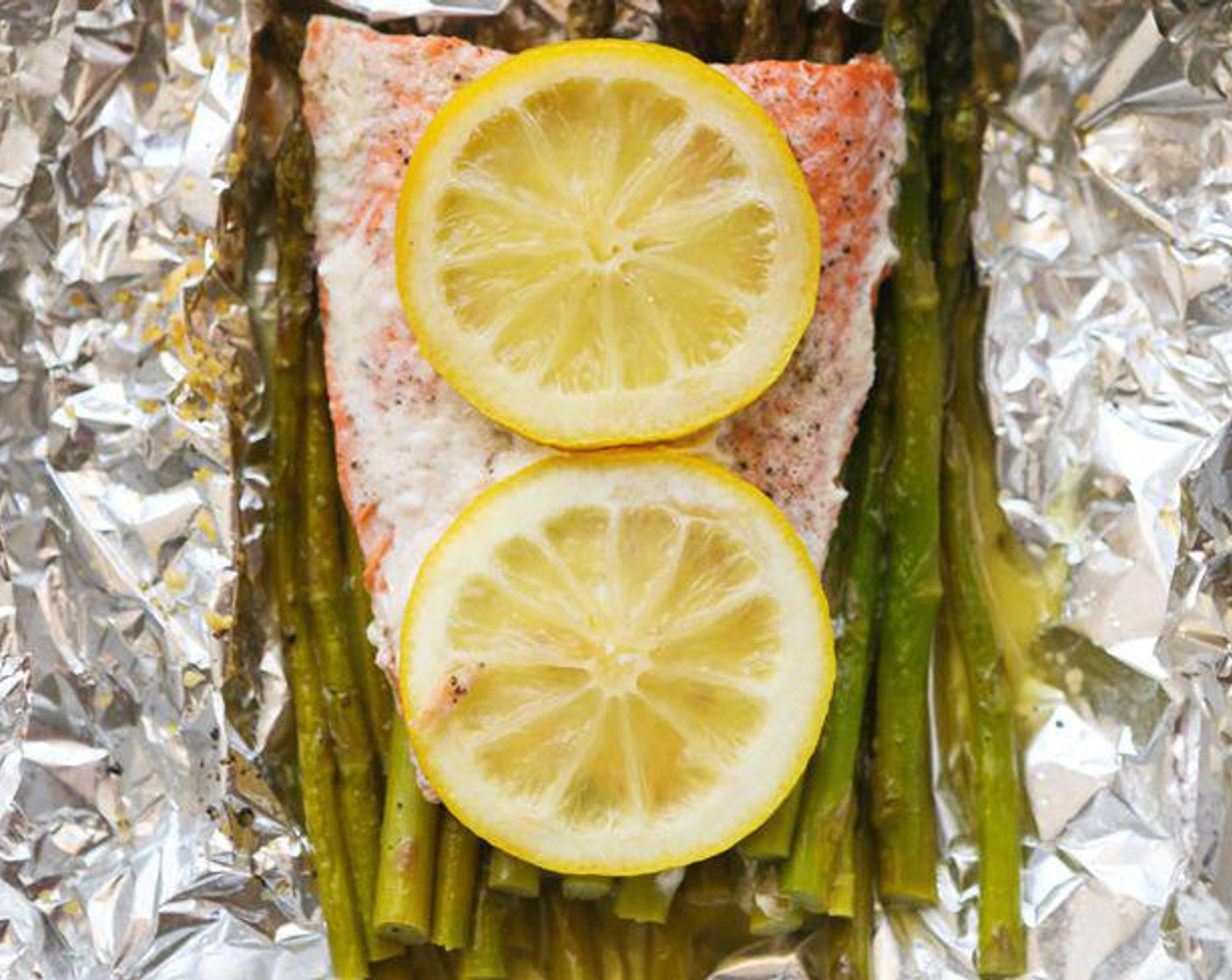 Parmesan Salmon and Asparagus in Foil