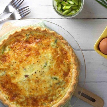 Savory Ham and Asparagus Quiche Recipe | SideChef