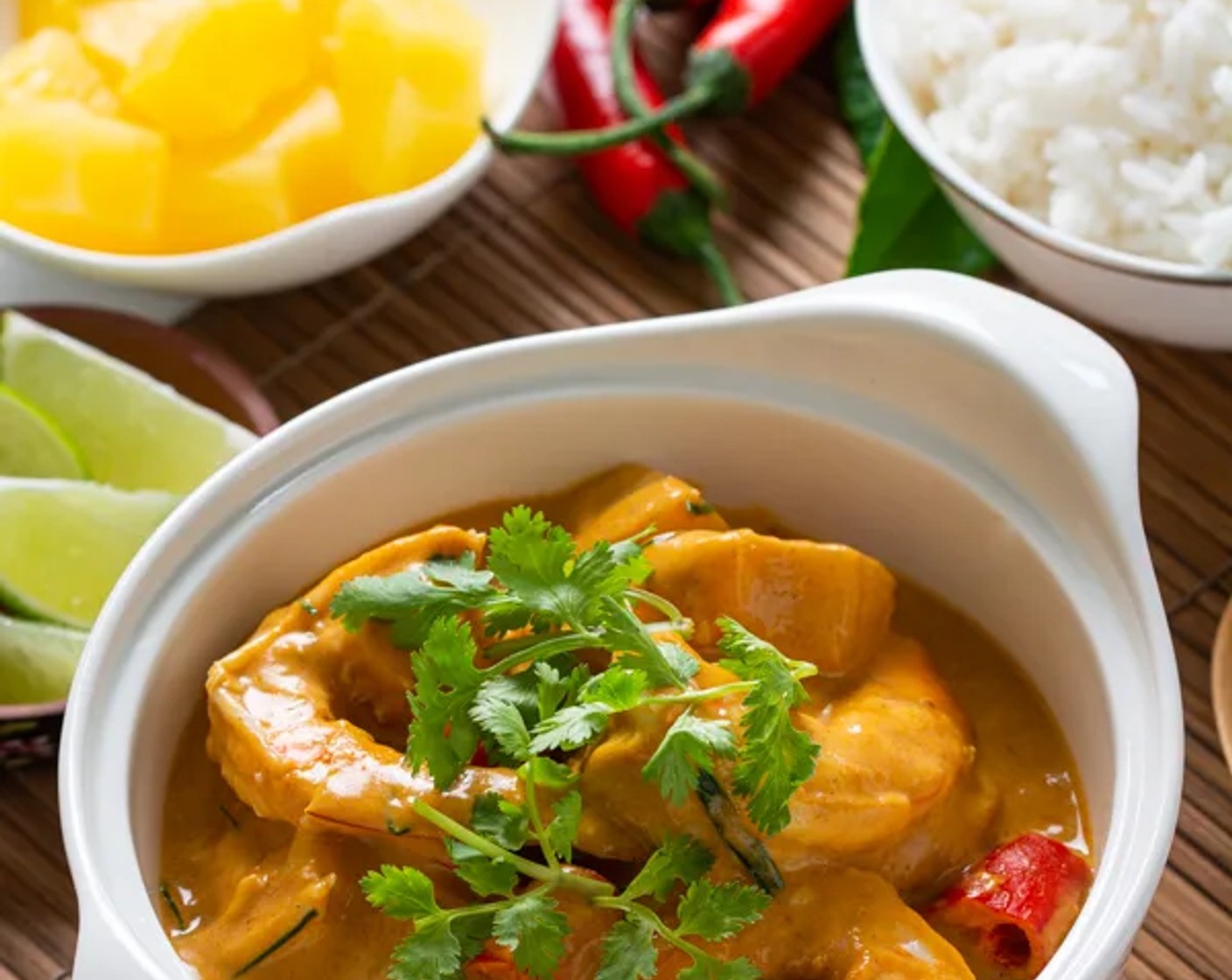 Thai Pineapple Shrimp Curry