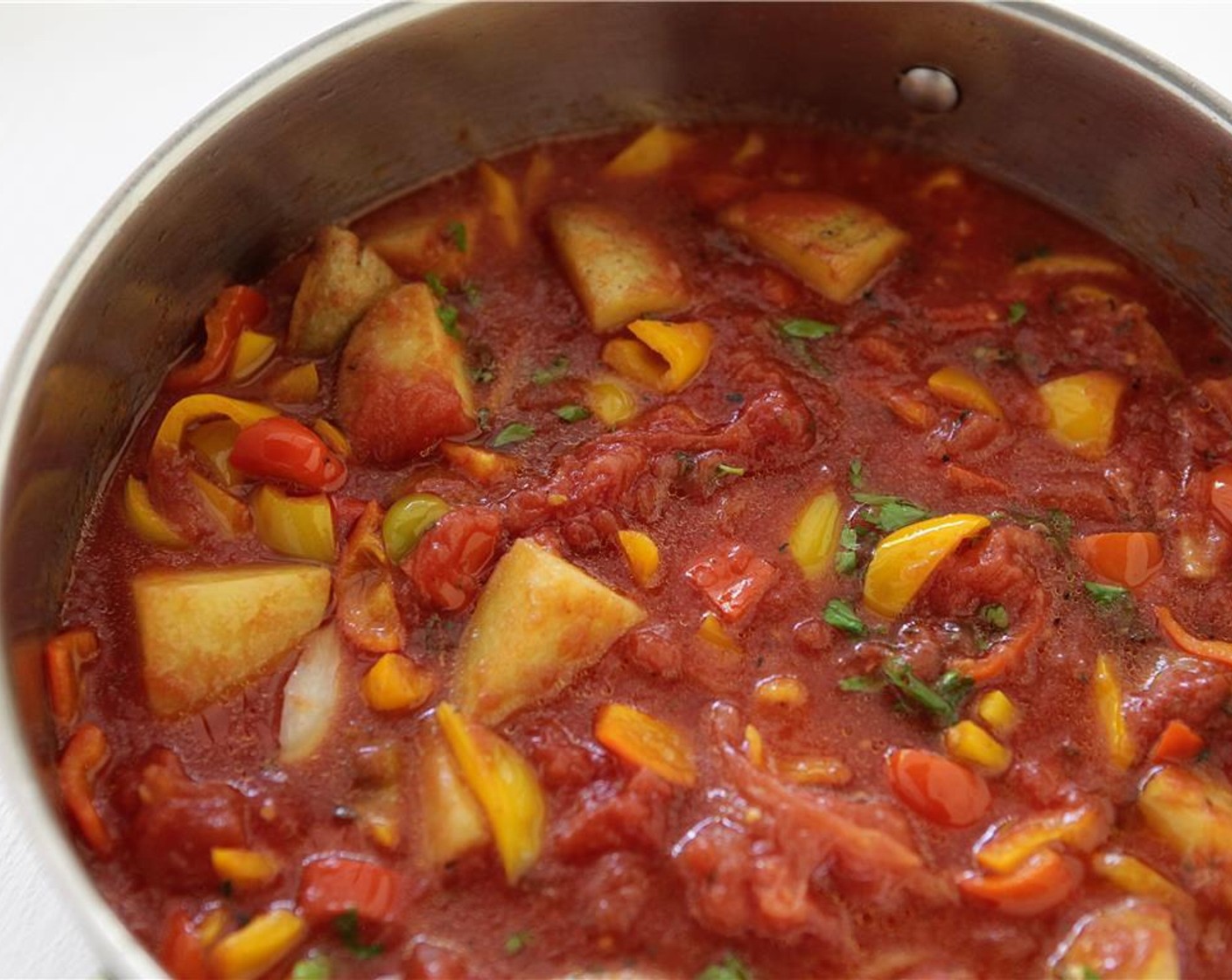 step 5 Simmer until potatoes are just tender, about 5-7 minutes. While the potatoes simmer, cut the Grouper Fillets (8 oz) into 4 equal pieces, and season with Kosher Salt (to taste) and Freshly Ground Black Pepper (to taste).