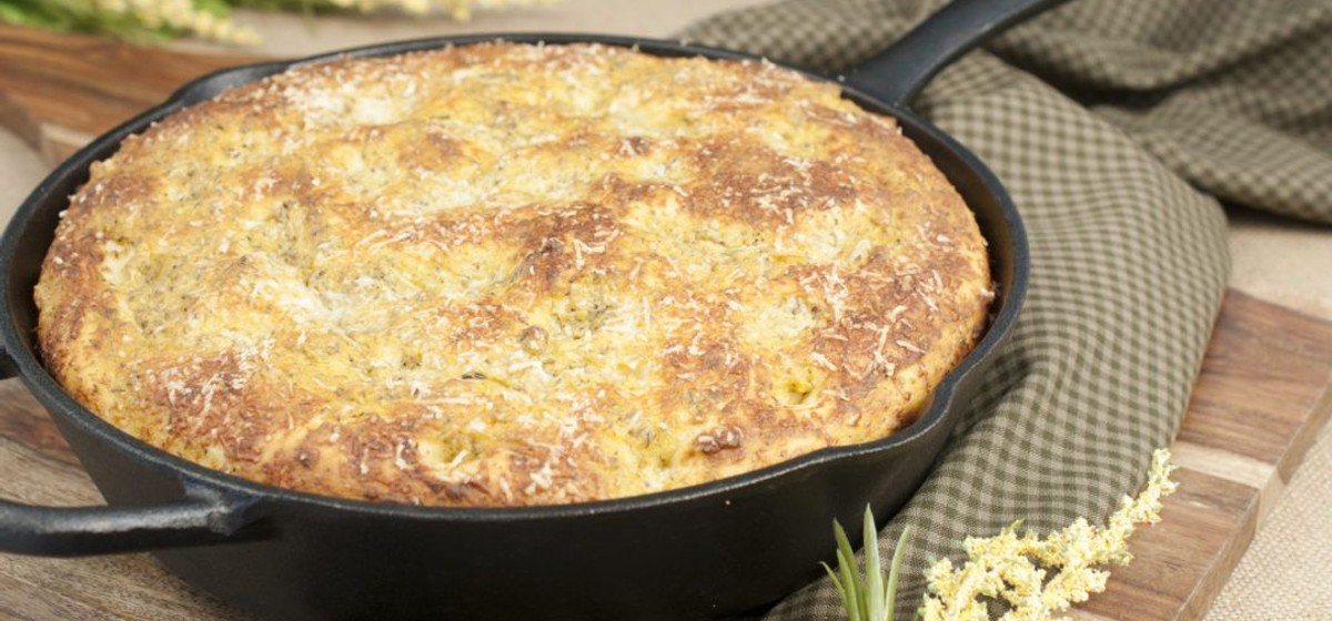 Mustard Herb Skillet Bread Recipe | SideChef