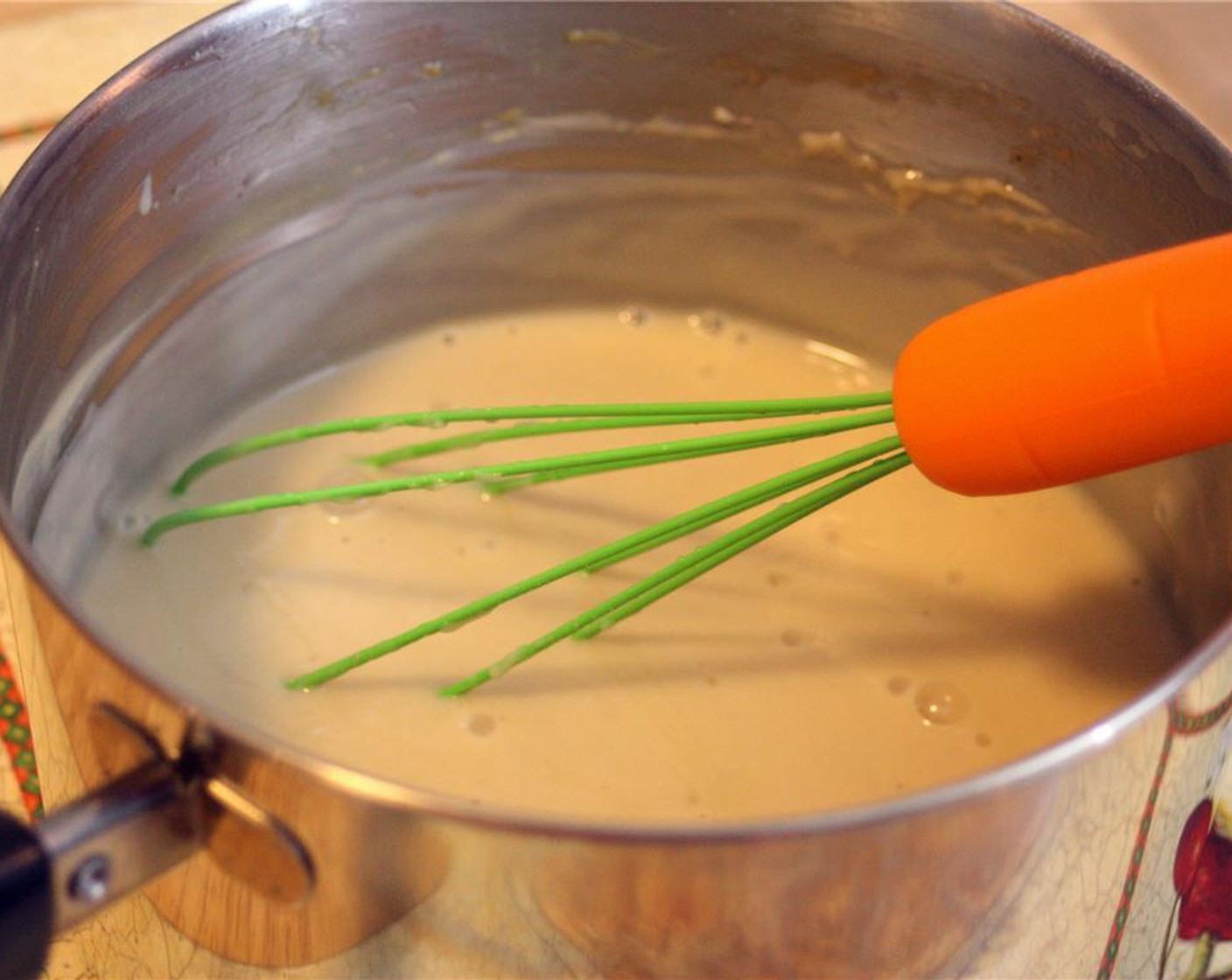step 5 Remove from the heat and stir in the Raw Sugar (3 Tbsp) and Pure Vanilla Extract (1 tsp). For a smoother finish you can puree in a blender for 15-30 seconds.