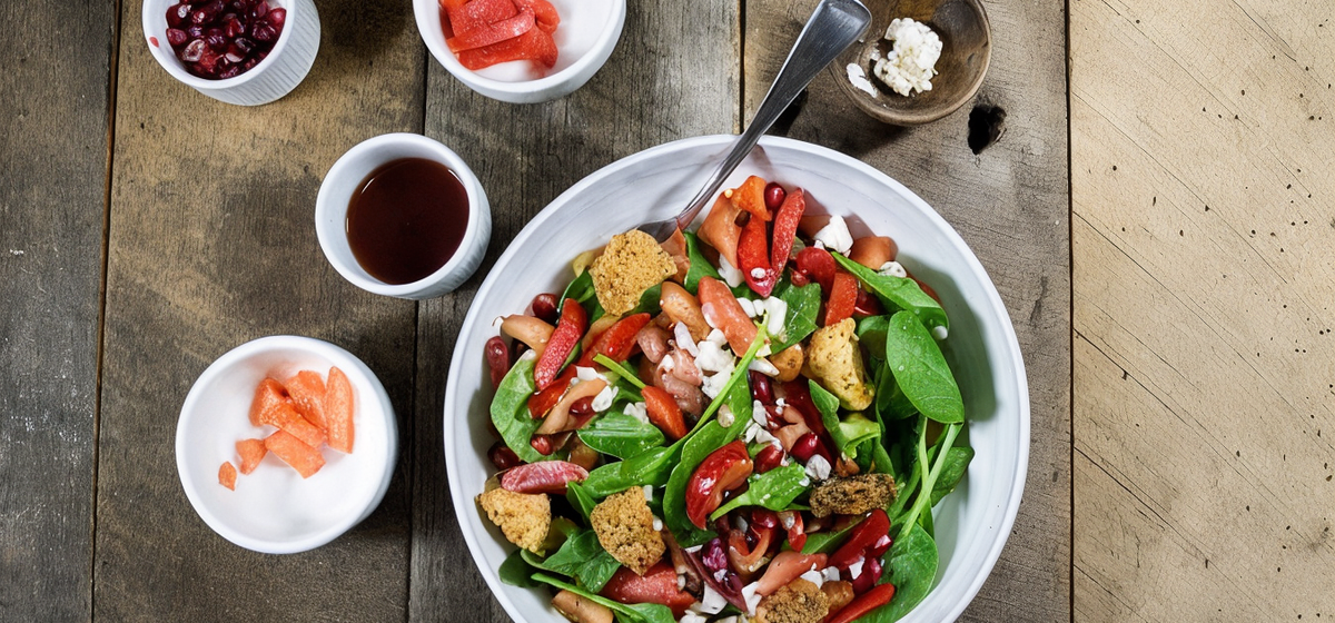 Pomegranate Feta Salad Recipe | SideChef