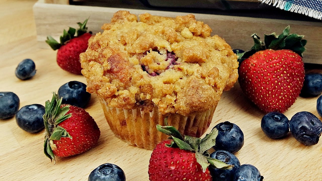 Mixed Berry Muffins Recipe SideChef