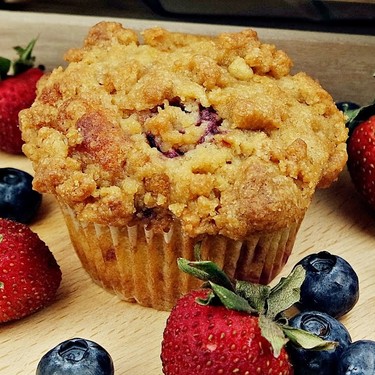 Mixed Berry Muffins Recipe | SideChef