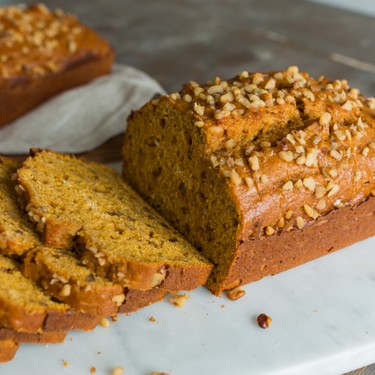 Old-Fashioned Pumpkin Nut Loaf Bread Recipe | SideChef