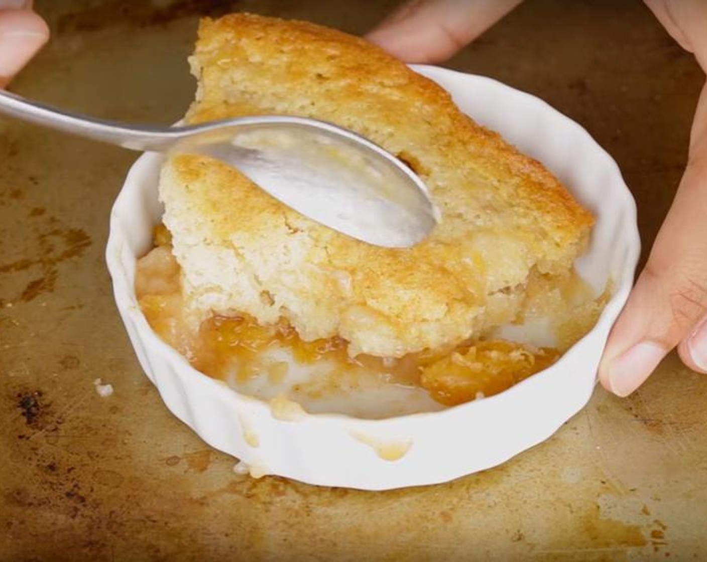 The Best Peach Cobbler