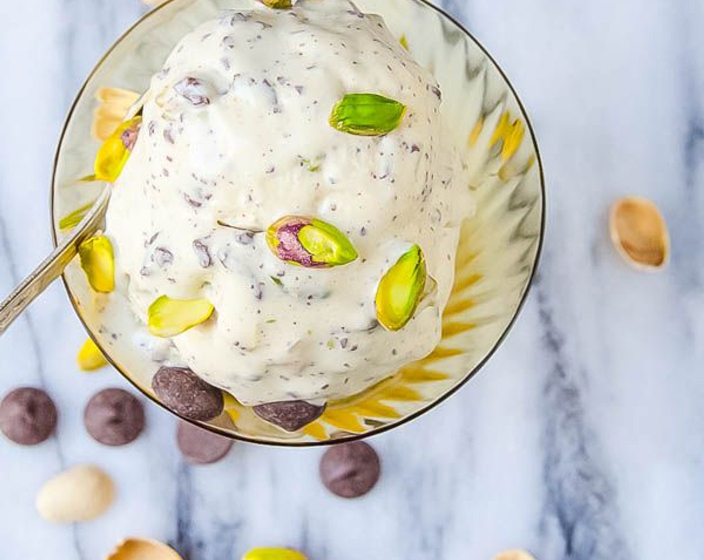 Pistachio Chip Green Tea Ice Cream