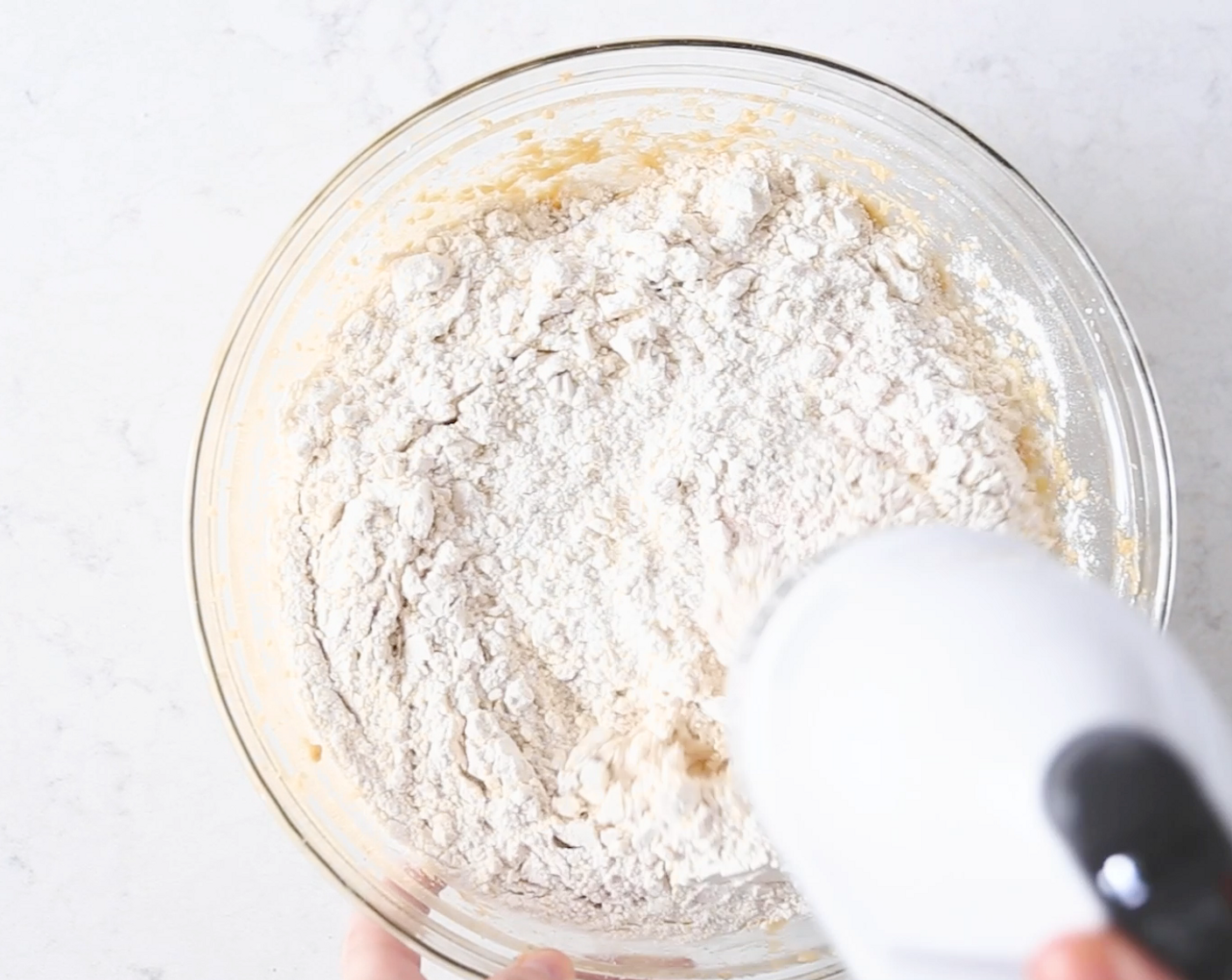 step 3 In a medium bowl, whisk together the All-Purpose Flour (4 cups), Sea Salt (1/2 Tbsp), and Baking Soda (1/2 tsp) to combine.