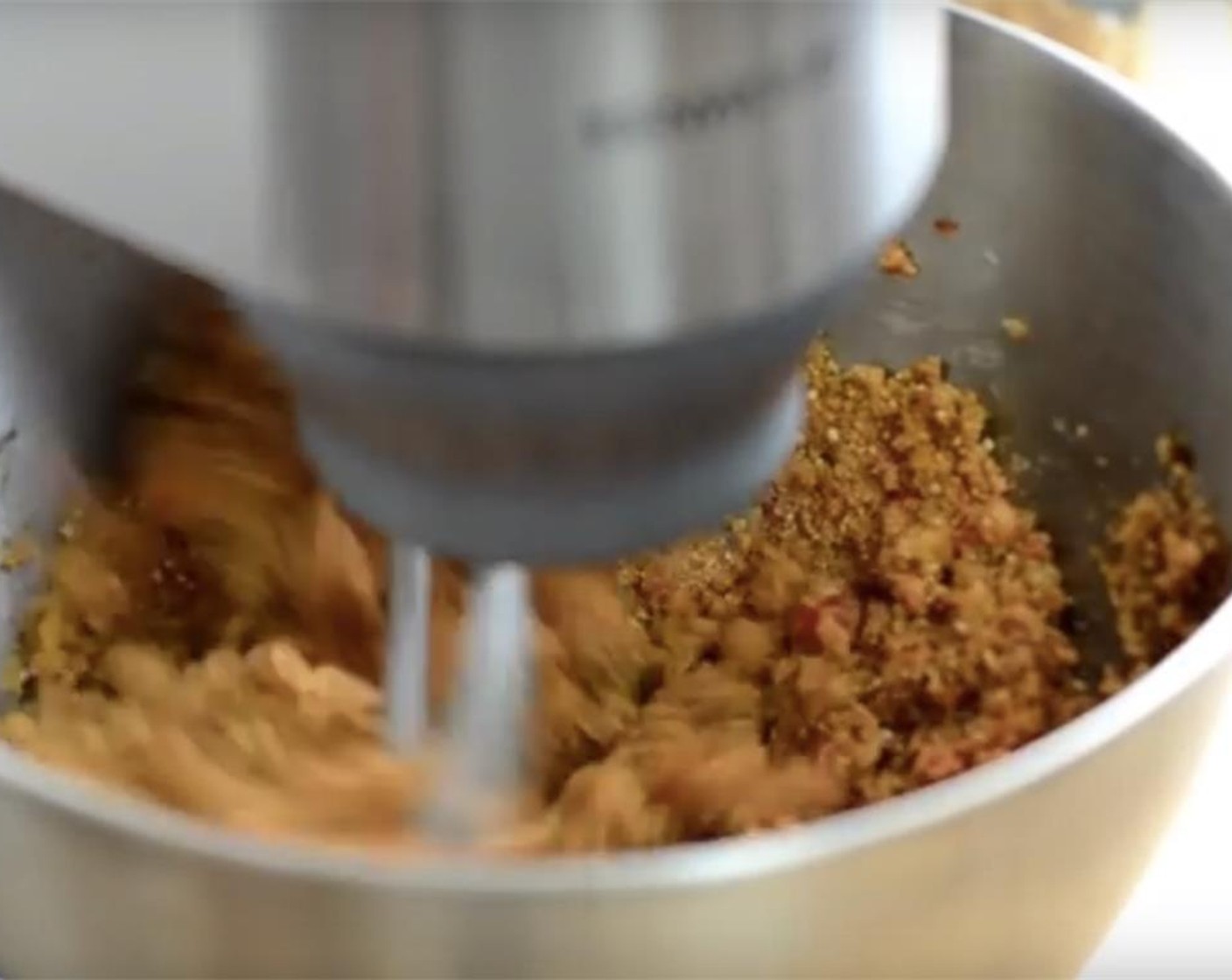 step 4 Chop or grind the Walnut (1/2 cup) then add them to the Muhammara mixture. Taste Muhammarah and adjust by adding Granulated Sugar (1 pinch) and pomegranate molasses to taste.