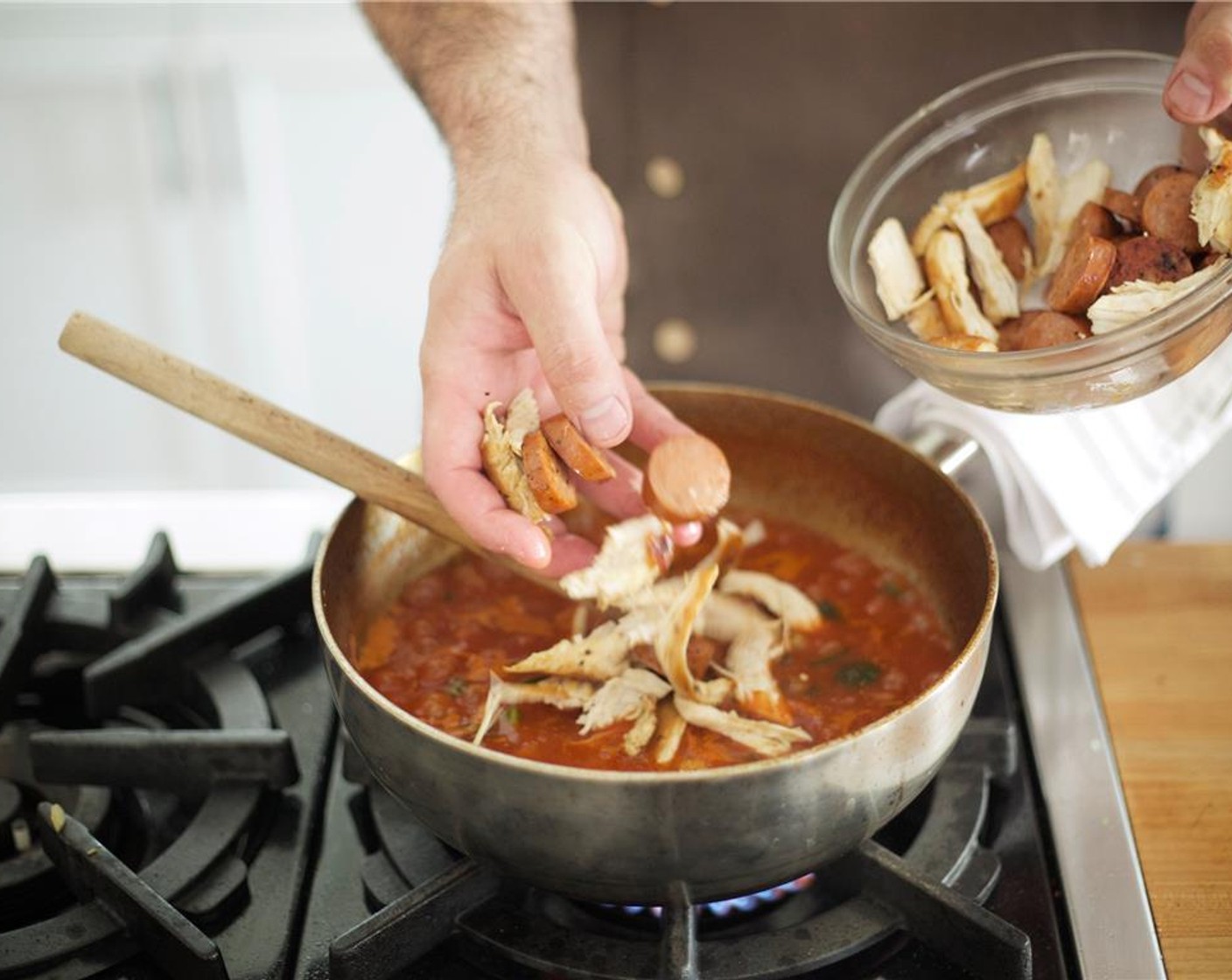 Weeknight Jambalaya with Chicken, Shrimp, Sausage Recipe | SideChef