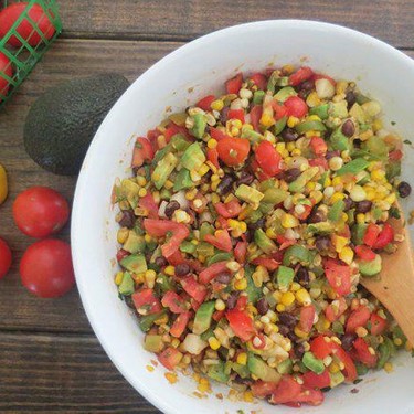 Chunky Salsa with Roasted Corn, Avocado and Tomatoes Recipe | SideChef