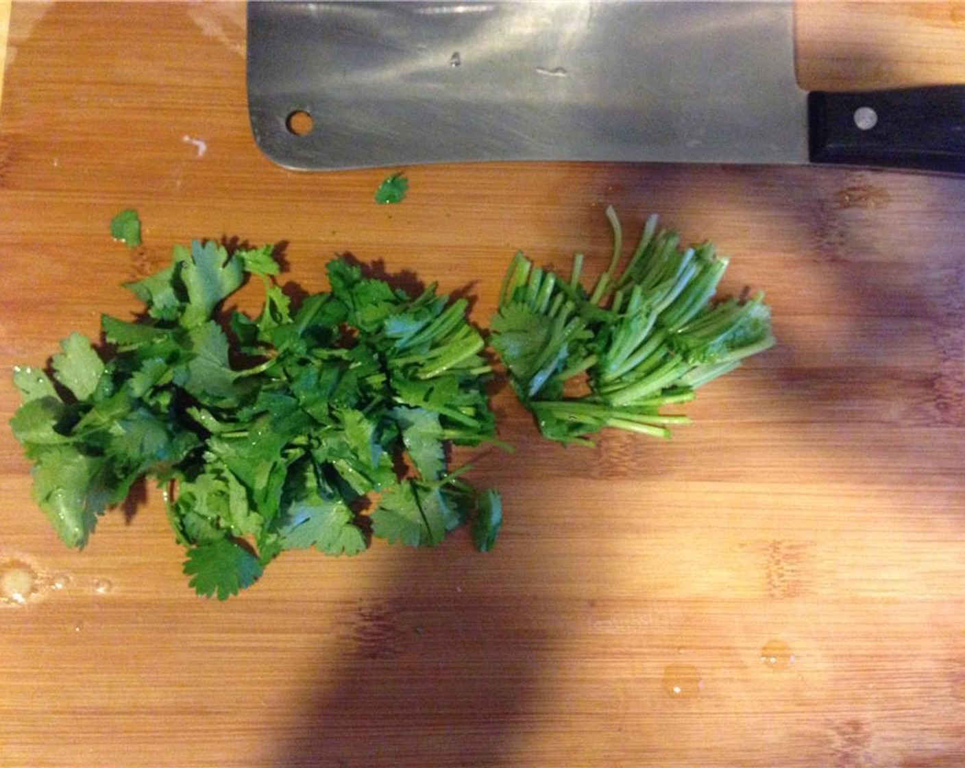 step 5 Roughly chop the Fresh Cilantro (1 cup).