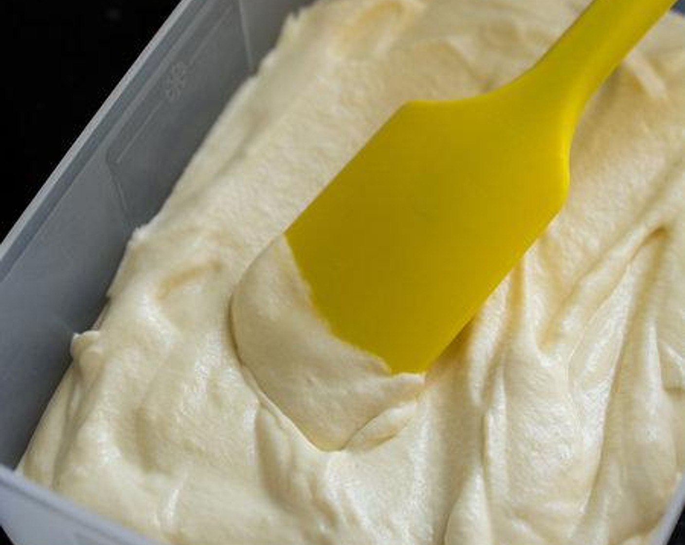 step 5 Pour the ice cream mixture into an airtight container.