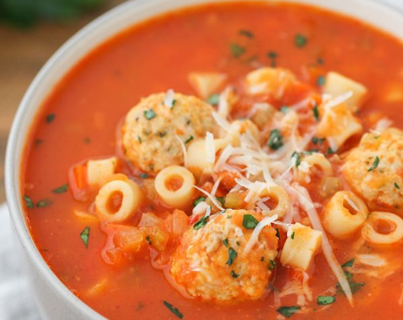 Tomato Meatball Soup