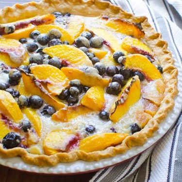 Peach Blueberry Pie Recipe | SideChef