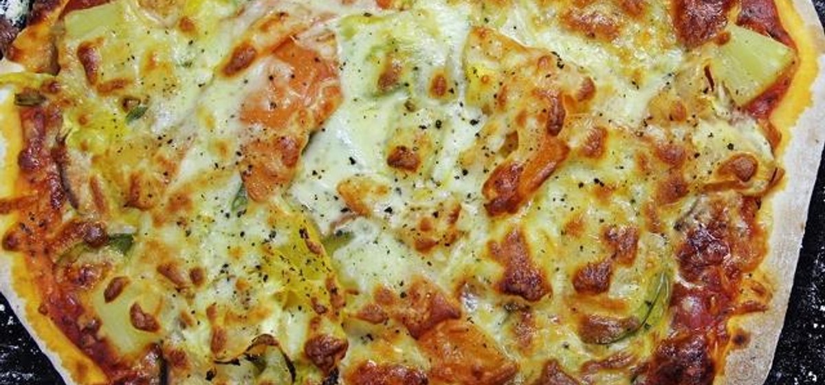 Vegetarian Thin Crust Pizza Recipe | SideChef