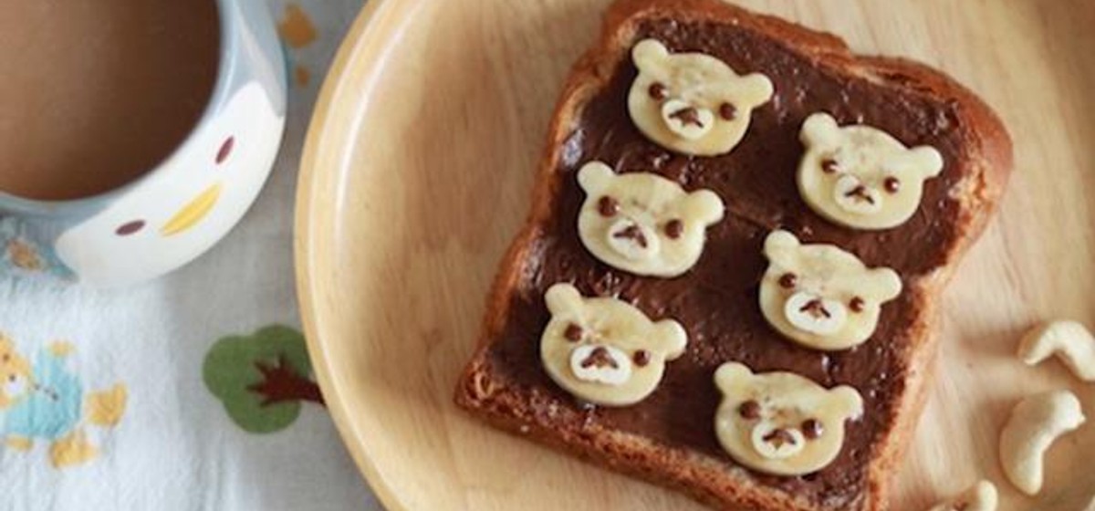 Choco-Banana Rilakkuma Toast Recipe | SideChef