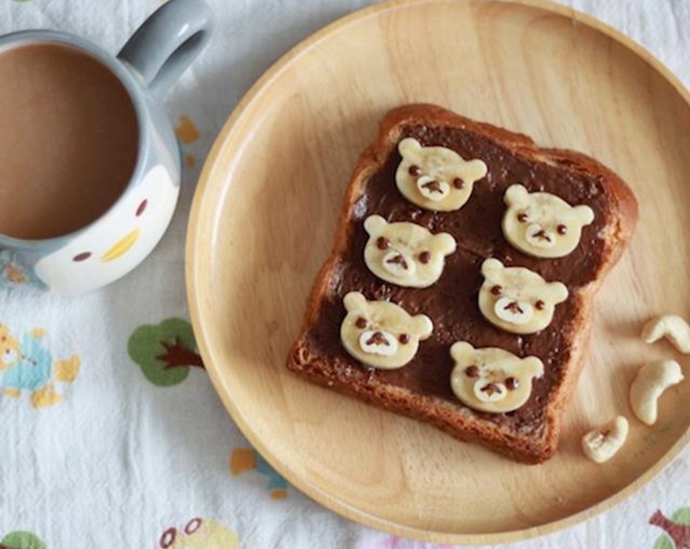 Choco-Banana Rilakkuma Toast