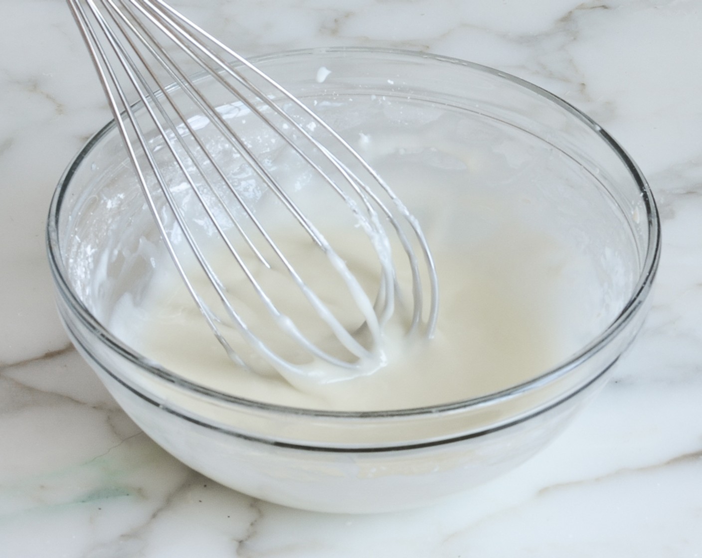 step 13 Meanwhile, make the glaze. In a medium bowl, whisk together the Cream Cheese (1 1/2 Tbsp), Buttermilk (2 Tbsp) until thick and smooth. Add Powdered Confectioners Sugar (3/4 cup) and whisk until smooth glaze forms.