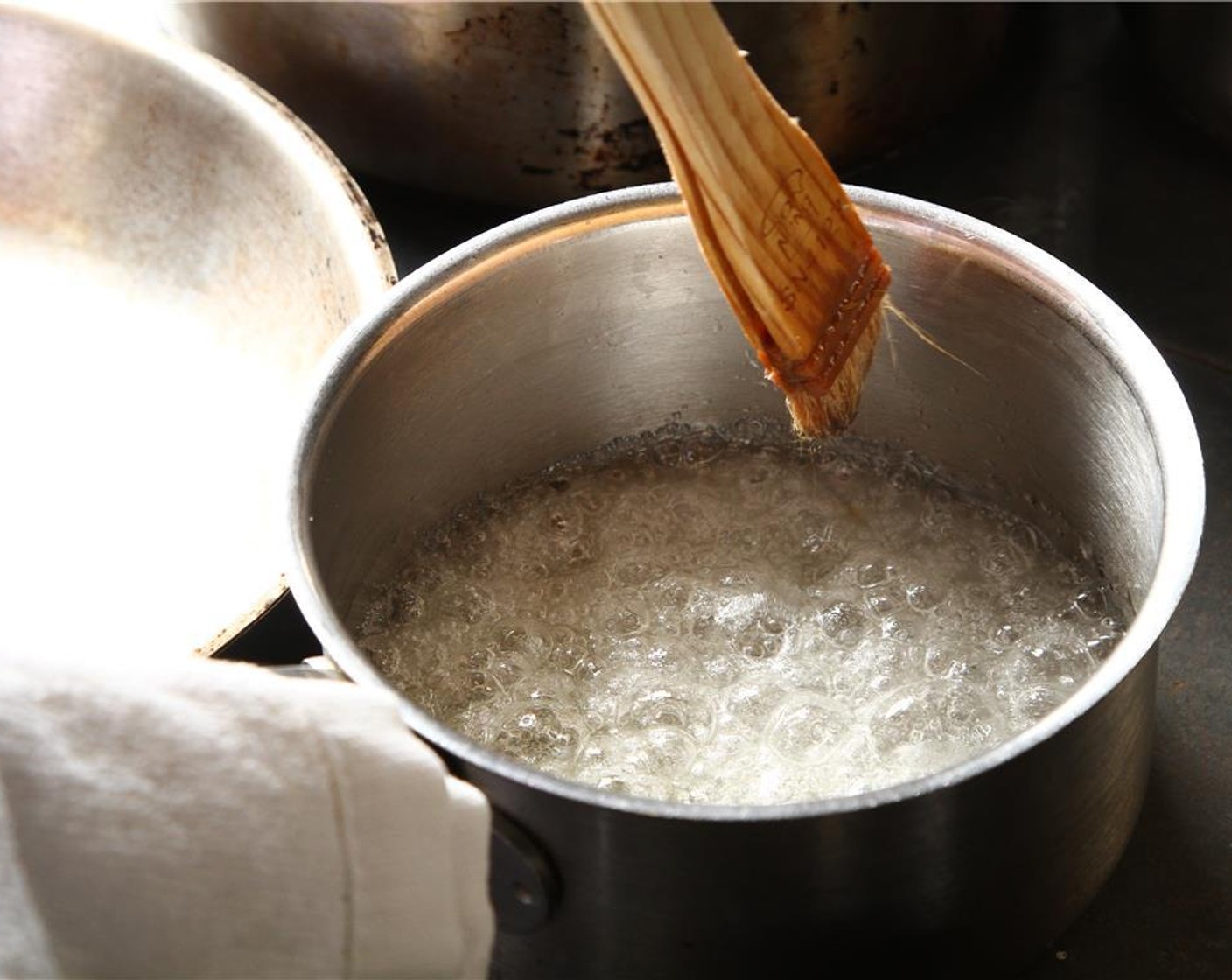 step 17 Swirl pan lightly until bubbling slows down and caramelization begins.