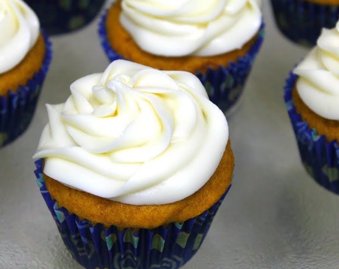 Pumpkin Cupcakes with Cream Cheese Frosting