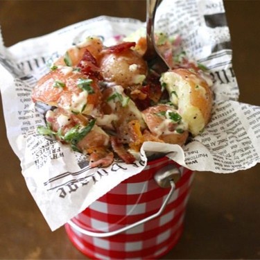 Lemon Herb Potato Salad with Crispy Bacon Recipe | SideChef