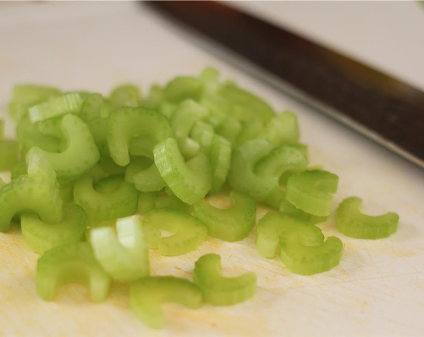 step 2 Chop the Celery (1 stalk).