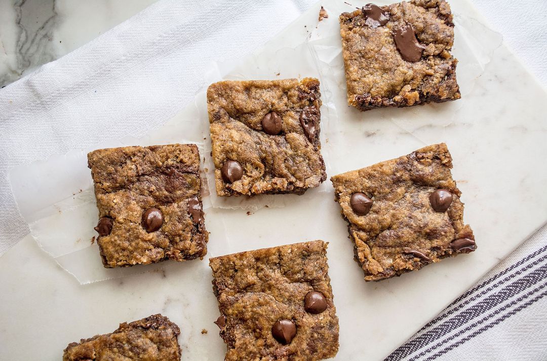 Healthy Peanut Butter Chocolate Chip Bars Recipe SideChef