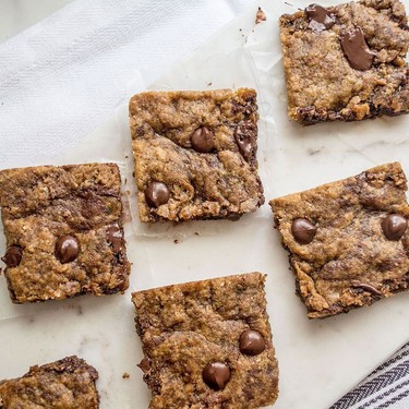 Healthy Peanut Butter Chocolate Chip Bars Recipe | SideChef