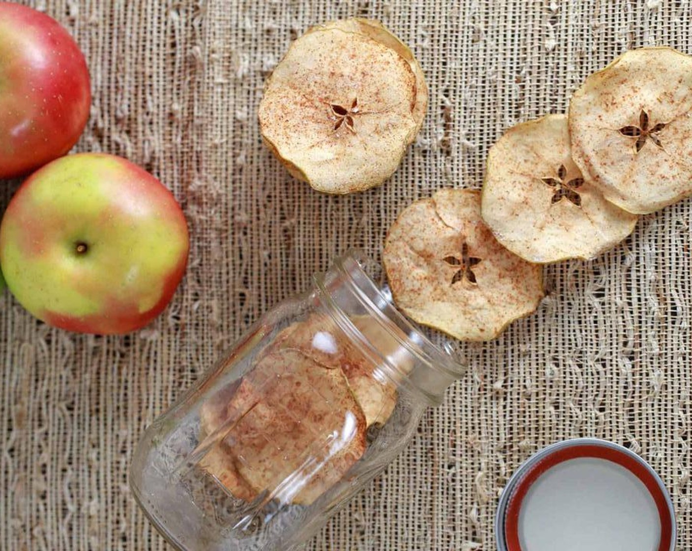 Oven Baked Cinnamon Apple Chips