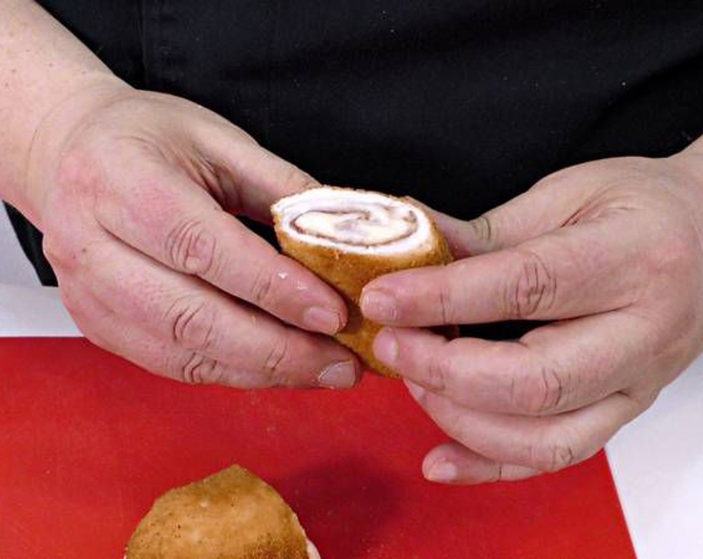 step 7 As they finish frying remove them and transfer a plate covered with paper towel to absorb the excess oil.