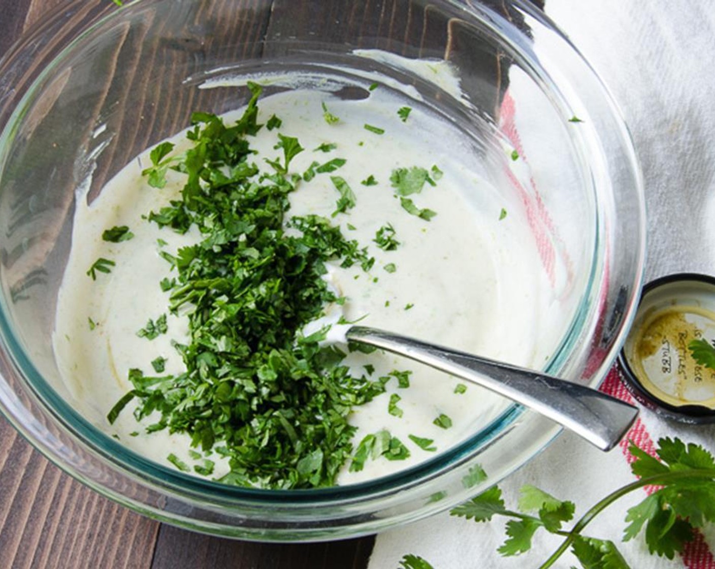 step 4 Combine Stubb's® Green Chile Anytime Sauce (1/4 cup), Lime (1), Sour Cream (1 cup) and Fresh Cilantro (1/2 cup) in a small bowl and stir together. Chill until ready to use.