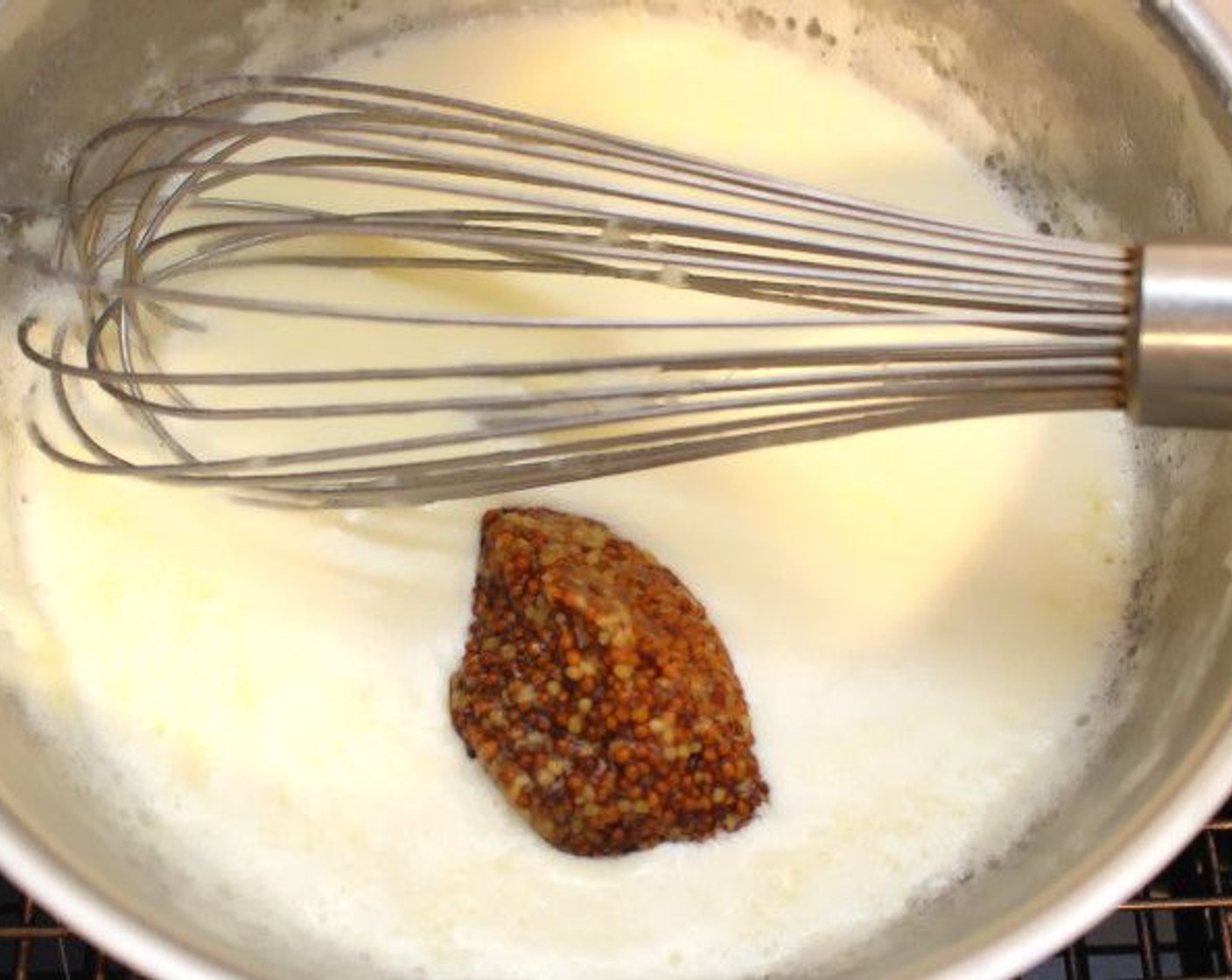 step 4 Add in Whole Grain Mustard (1/3 cup).