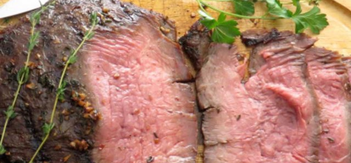 Bourbon Marinated Flank Steak Recipe | SideChef