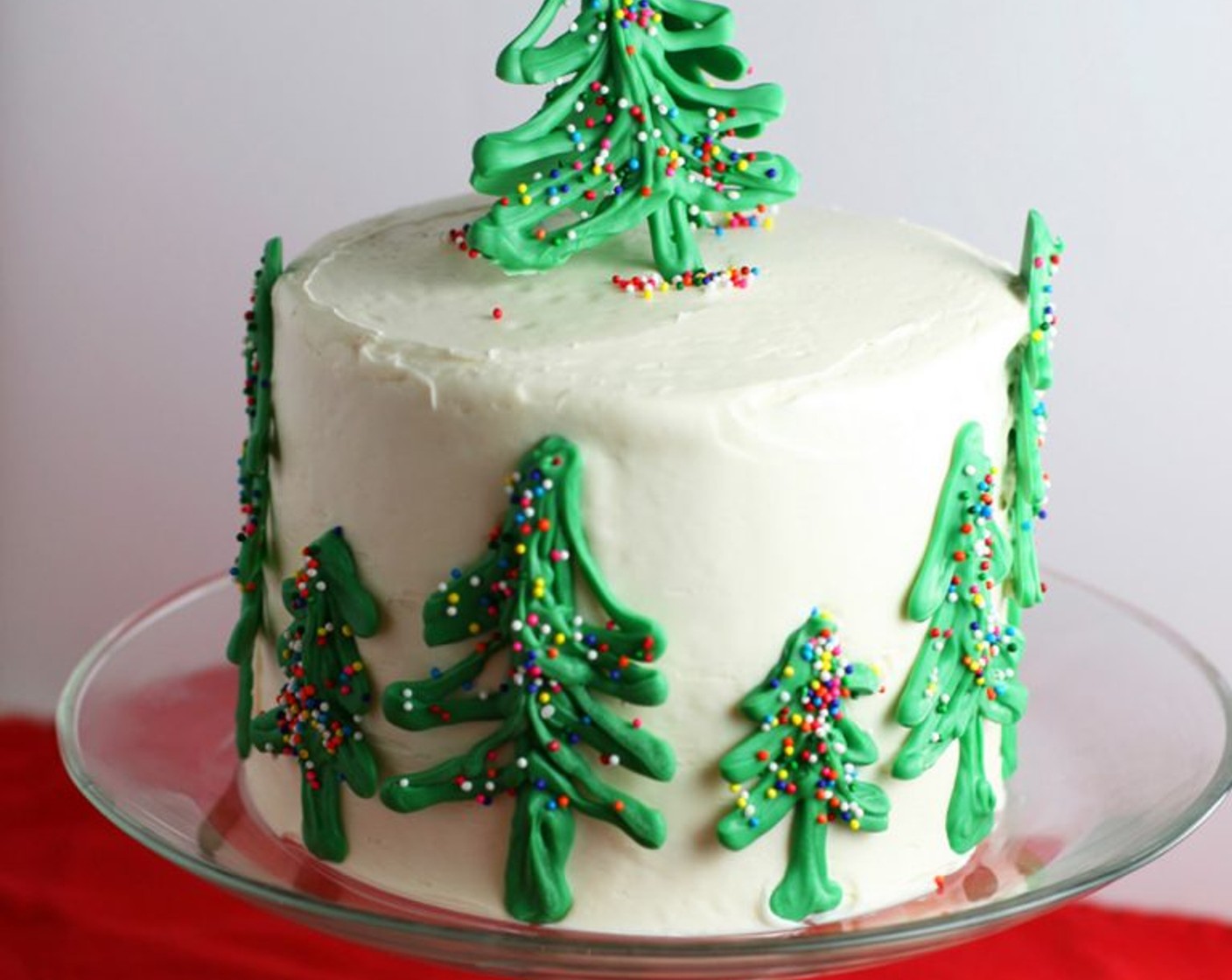 Chocolate Christmas Tree Cake