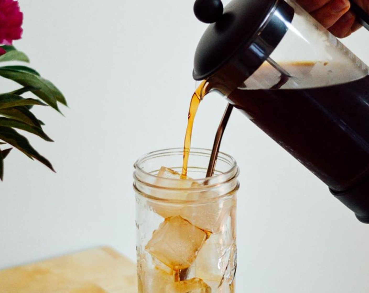 step 4 Pour over ice.