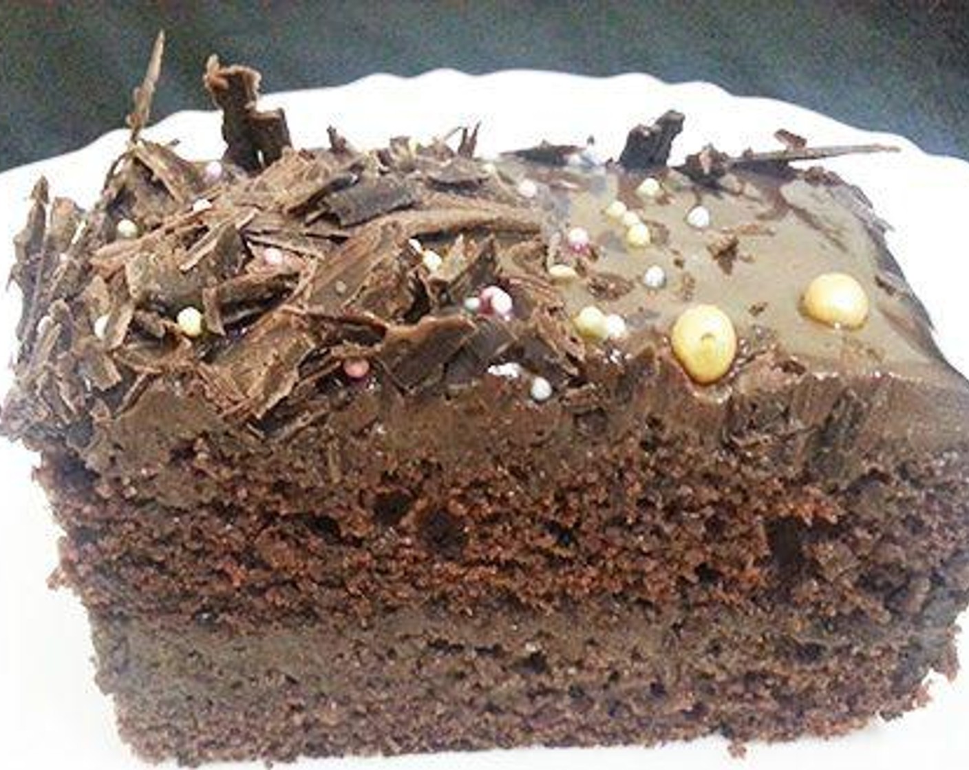 Chocolate Mud Cake with Chocolate Ganache Frosting