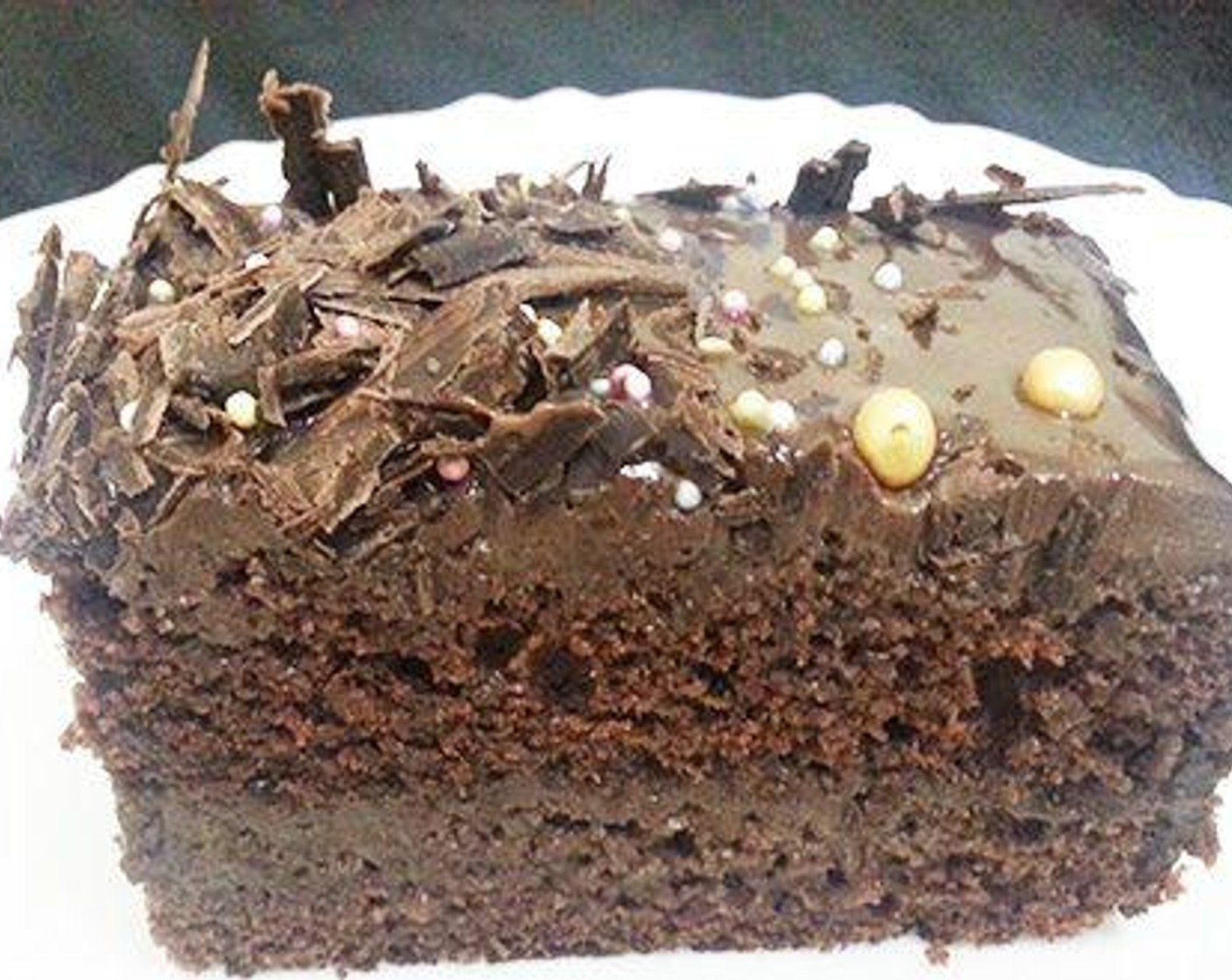 Chocolate Mud Cake with Chocolate Ganache Frosting