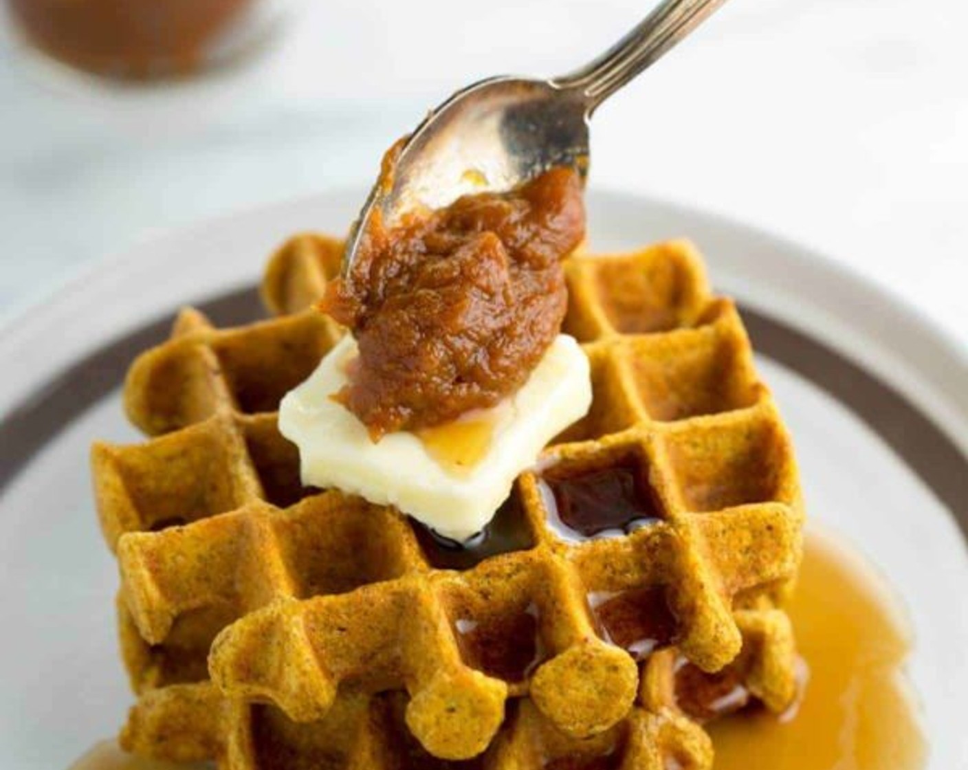 Buttermilk Pumpkin Spice Waffles