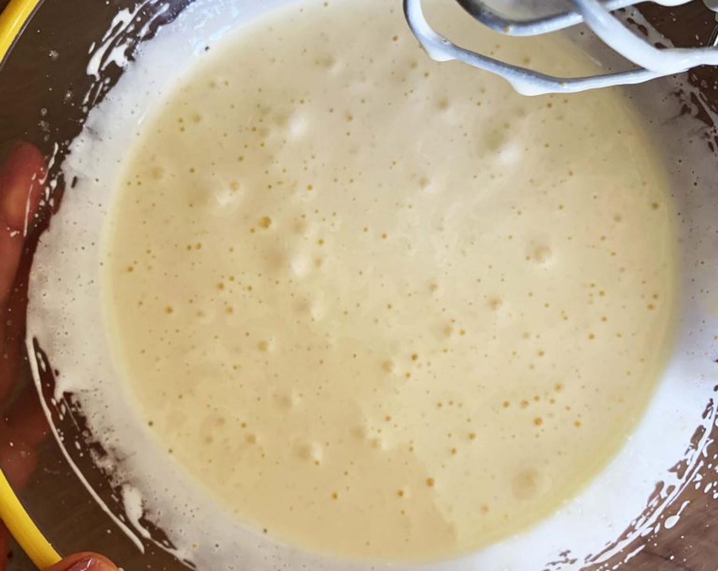 step 2 In a large bowl with a whisk or with an electric mixer beat up Eggland's Best Classic Eggs (2), Coconut Sugar (1/2 cup), zest from Orange (1) and Vanilla Extract (1 tsp) for at least 3 minutes. You want to get a foamy and airy mixture.