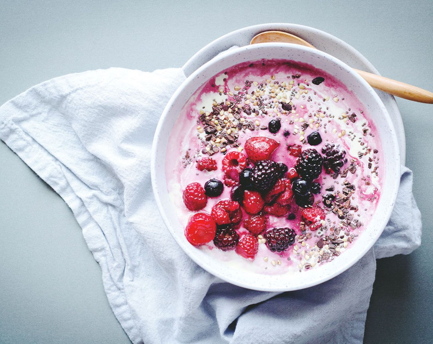 Berries Homemade Flavored Yogurt