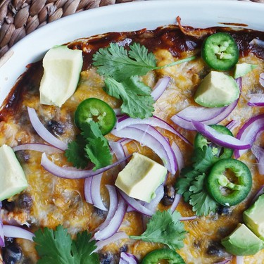 Cheesy Chicken Enchilada Casserole Recipe | SideChef