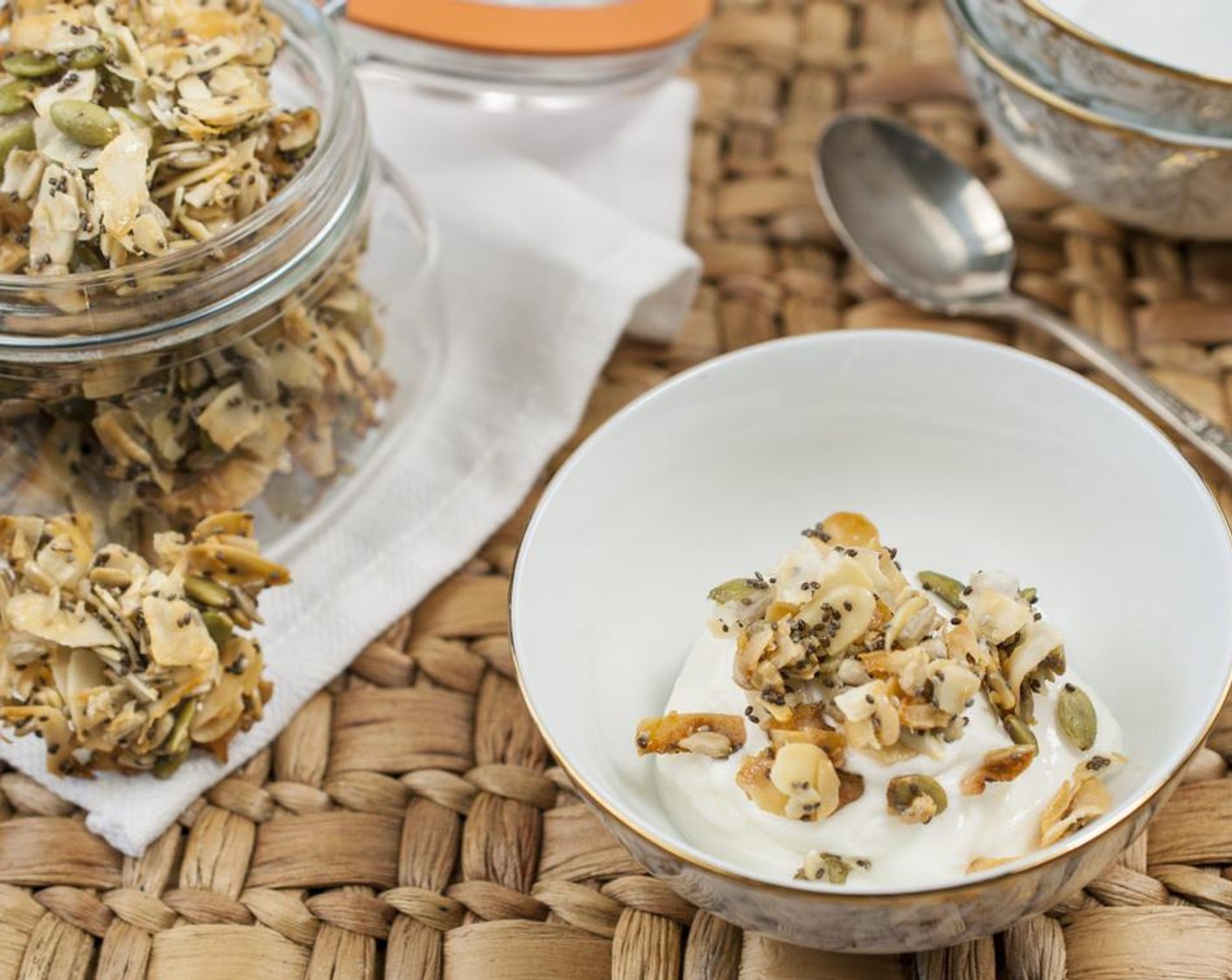 Seed and Almond Coconut Clusters