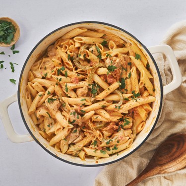 One Pot Cajun Chicken Pasta Recipe | SideChef