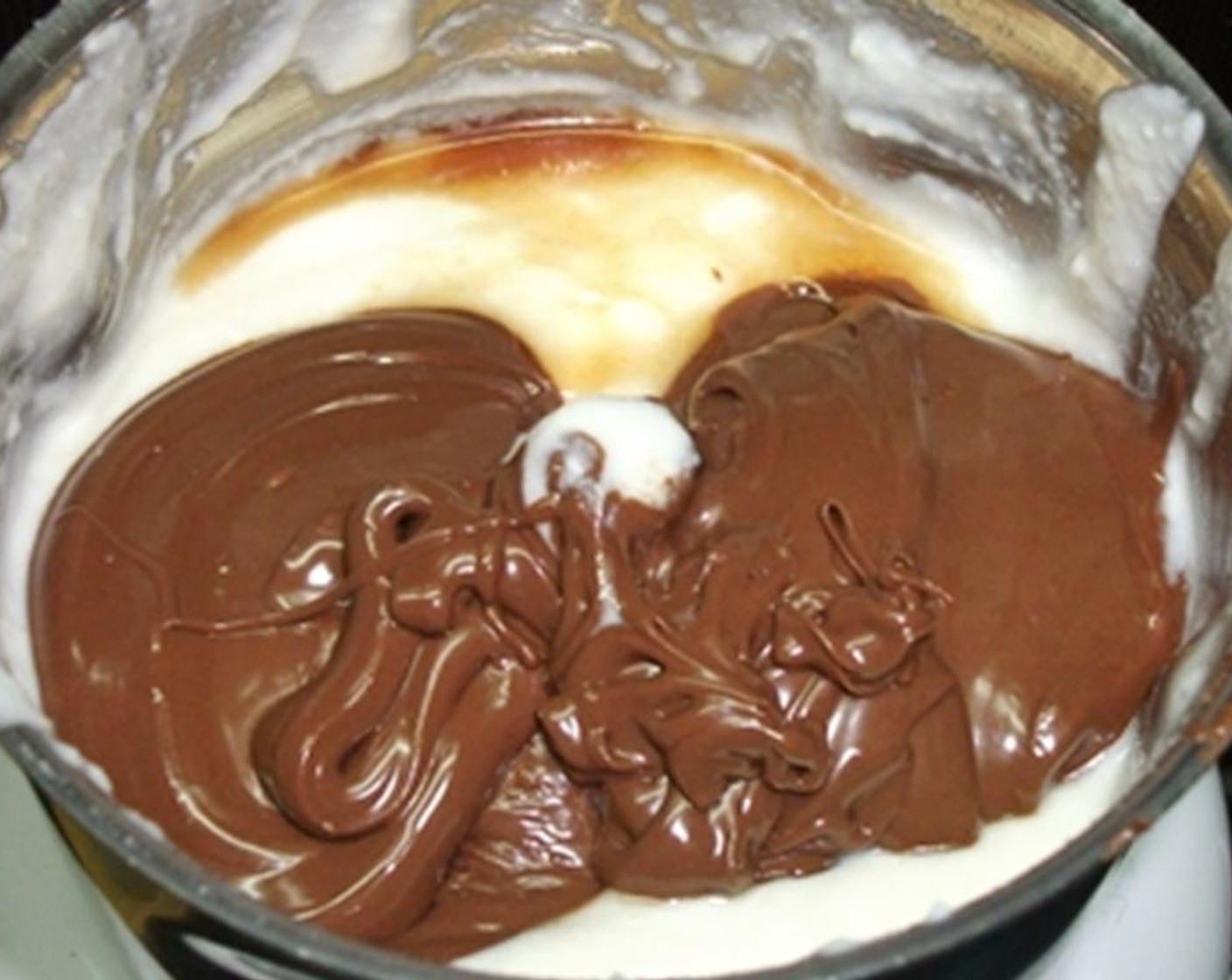 step 1 In a blender add the Powdered Confectioners Sugar (4 Tbsp) and Cream Cheese (1 cup). Blend for 30 seconds until smooth.