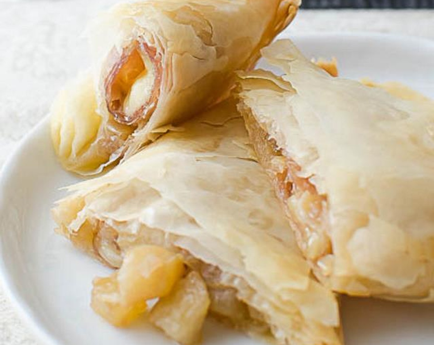 Pear Brie Phyllo Pockets